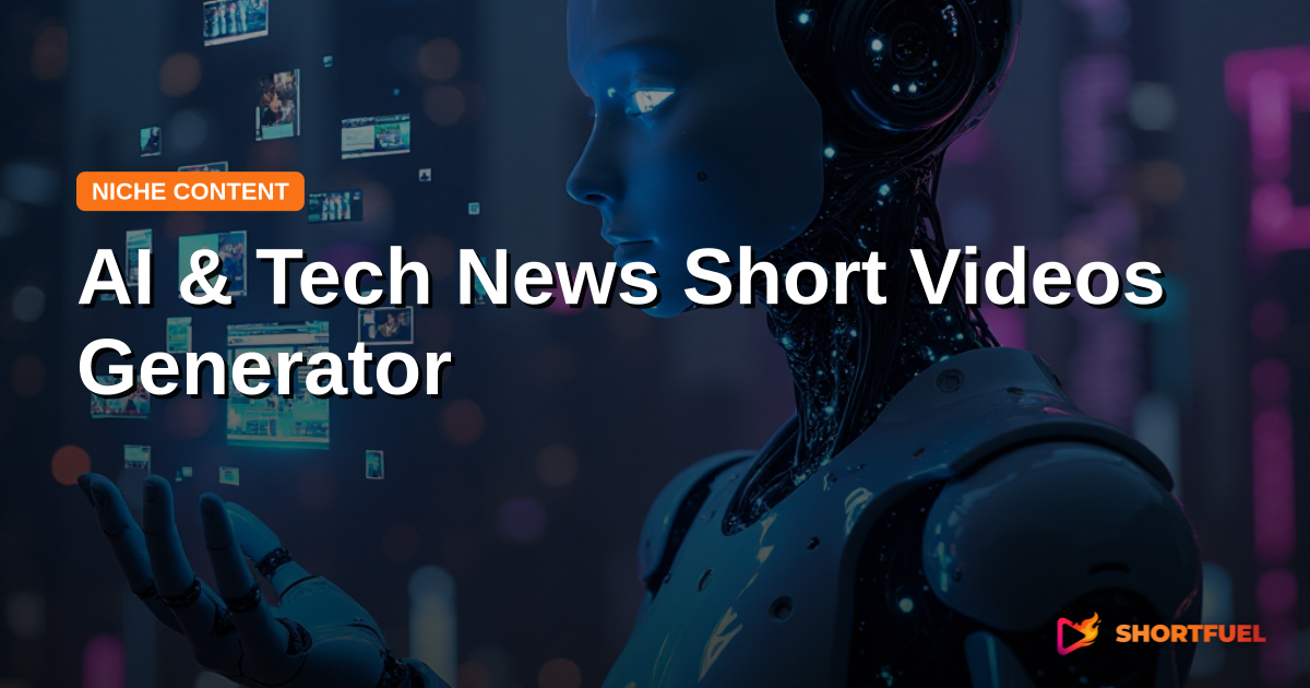 AI & Tech News Short Videos Generator